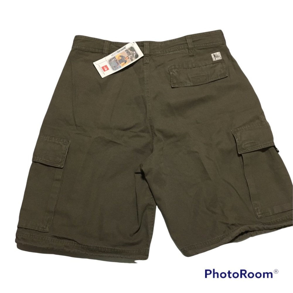 NWT The North Face Heritage Logo Cargo Shorts Men’s Waist Size 38 L Green NEW - Picture 7 of 16